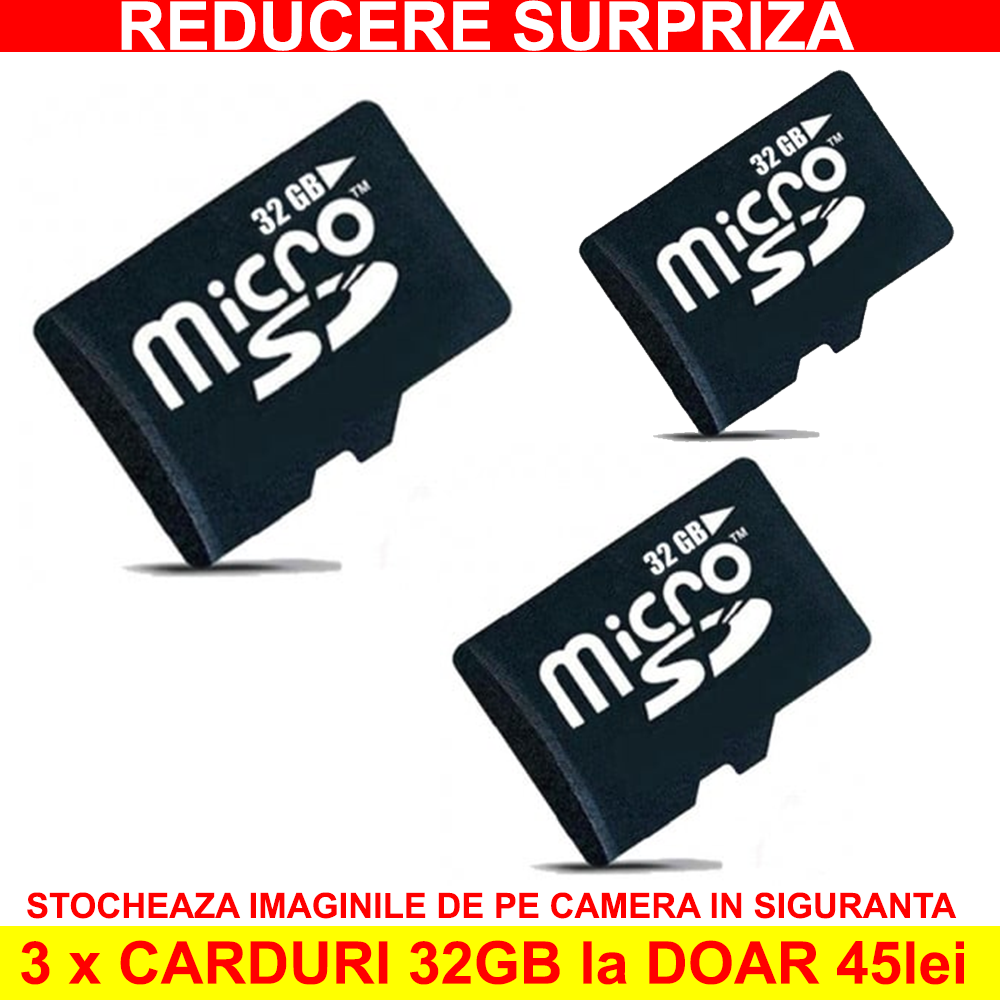 SET 3 x CARDURI de memorie de 32GB