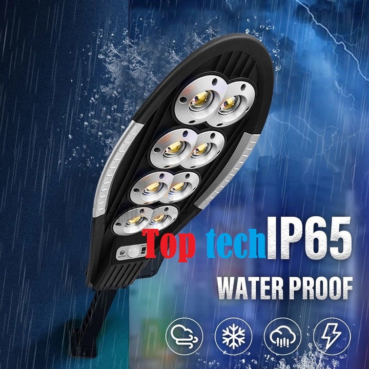 Set 2x Lampa Solara Stradala DualLED 400W 156 COB, Acumulatori 3600 mAh, Telecomanda, Panou Solar integrat