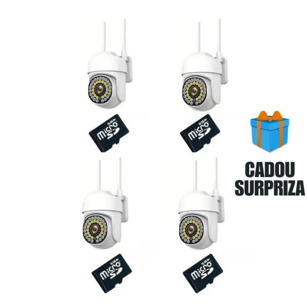 Set 4 x Camera video Jortan Yoosee 28 Leduri, 4 carduri 32GB Incluse+ Cadou Surpriza