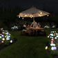 Set 2 Lampi Solare Decorative Jellyfish Multicolor, 6 LED-uri, Efect Meduza, Aprindere Automata