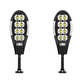 Set 2x Lampa Solara Stradala DualLED 400W 156 COB, Acumulatori 3600 mAh, Telecomanda, Panou Solar integrat