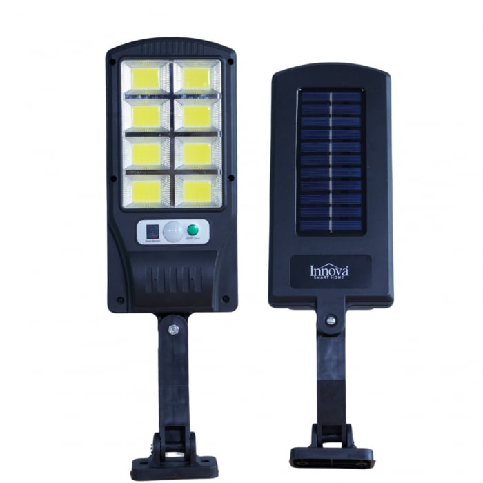 Set 4x Lampi Solare Stradale LED Astro by Innova, 160 LED COB, Senzor, Telecomandă, IP66,  Garanție 3 Ani