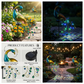 Lampa Solara Decorativa Paun LED – Iluminare Eleganta pentru Gradina Ta
