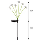 Set 2 Lampi Solare Decorative Jellyfish Multicolor, 6 LED-uri, Efect Meduza, Aprindere Automata
