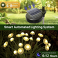 Set 2 Lampi Solare Decorative Jellyfish Multicolor, 6 LED-uri, Efect Meduza, Aprindere Automata
