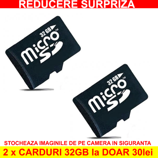 SET 2 x CARDURI de memorie de 32GB