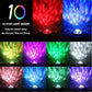 Star Projector Galaxy Led Lamp Built-in Speaker Multicolor Black