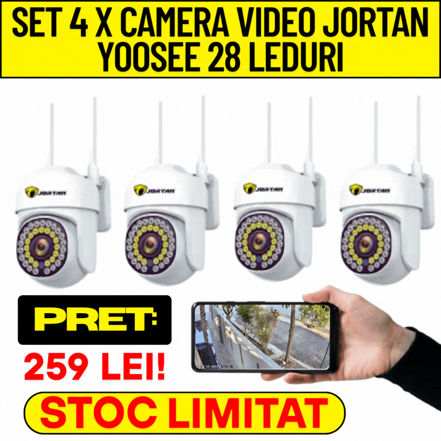 Set 4 x Camera video Jortan Yoosee JT-8161