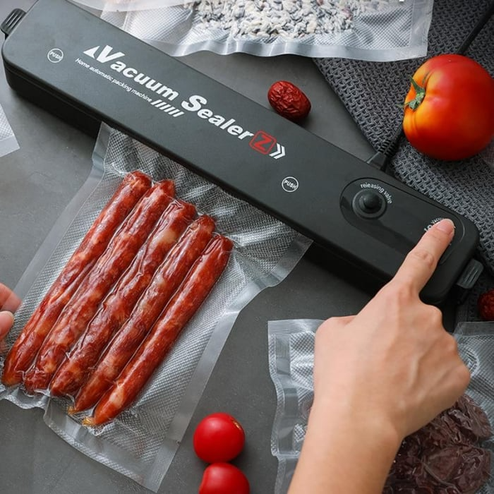 Aparat de sigilat si vidat Vacuum Sealer S, 90W + 50 pungi cadou