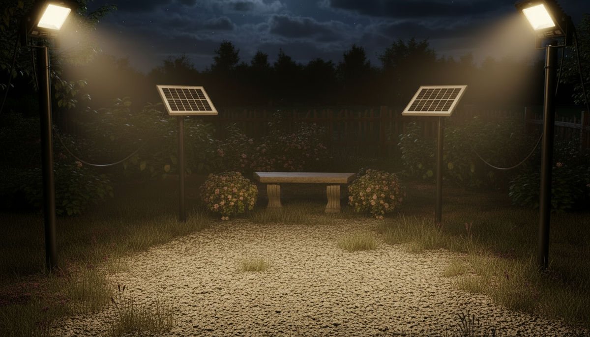 Set 4 x Proiector LED INNOVA 200W Cu Panou Solar si telecomanda, IP66 + Cadou Surpriza