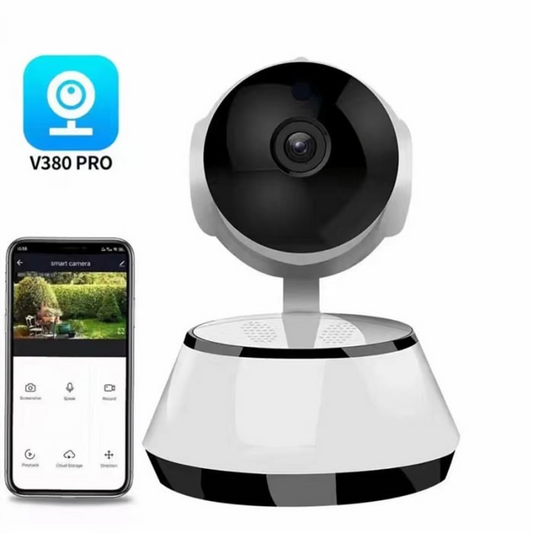 Camera de supraveghere Interior IP V380, panoramica, wireless, inregistrare audio, Wi-Fi, Night Vision