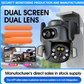 Camera de Supraveghere WiFi Tuya Profesionala, viziune color pe timp de noapte, IP66, audio bidirectional, tracking inteligent