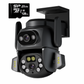 Camera de Supraveghere WiFi Tuya Profesionala, viziune color pe timp de noapte, IP66, audio bidirectional, tracking inteligent