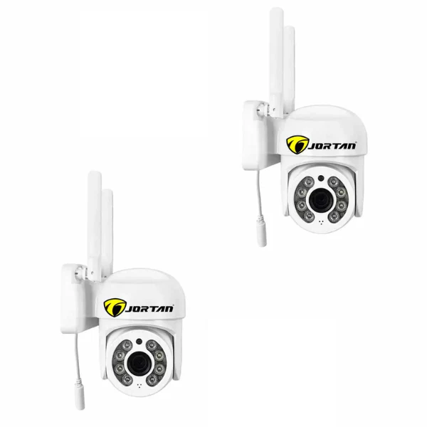 PACHET 2 X Camera de Supraveghere, JORTAN JT-8160QJ, WIFI, IP66, HD Wireless, 1920 X 1080 Pixeli