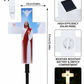 ✝️ Cruce Solara Decorativa LED – Lumina Calda pentru Comemorare si Liniste