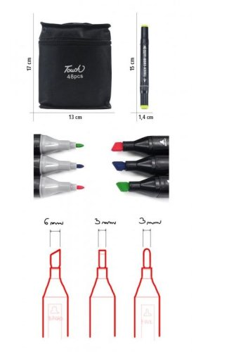 Set 48  Markere pentru pictură pentru copii