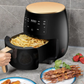 Friteuza 6 Litri cu aer cald AirFryer 2400W, capacitate si afisaj digital, LCD Touch control