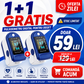 OFERTA 1+1 PULSOXIMETRU Digital pentru Deget