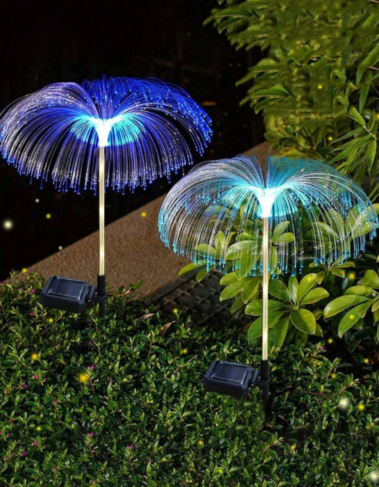 SET 2 x Lampa Solara Gradina Tip JellyFish RGB