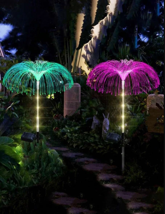 SET 4 x Lampa Solara Gradina Tip JellyFish RGB