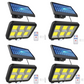 Pachet 4 x Lampa Solara 50W - 96 LED COB , 260LM , cu PANOU DETASABIL + CADOU Surpriza