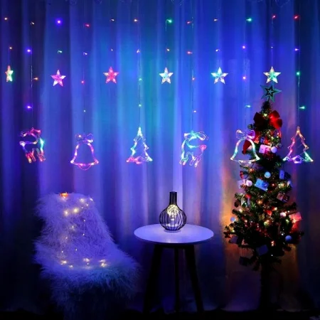 Black Friday - Pachet Misterul Mosului 7 Instalații Luminoase alese Special de Moș Crăciun pentru Tine +Cadou Secret