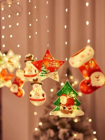 Black Friday - Pachet Misterul Mosului 7 Instalații Luminoase alese Special de Moș Crăciun pentru Tine +Cadou Secret