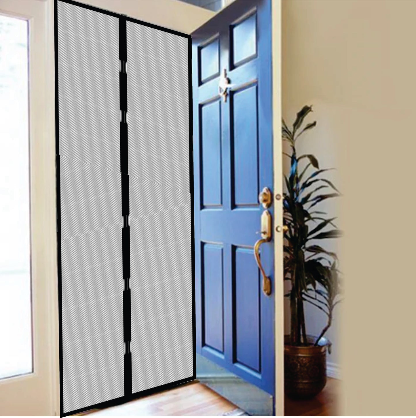 Pachet 2 x Perdea magnetica anti insecte 210 x 100 cm