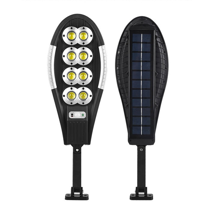 Set 2x Lampa Solara Stradala DualLED 400W 156 COB, Acumulatori 3600 mAh, Telecomanda, Panou Solar integrat