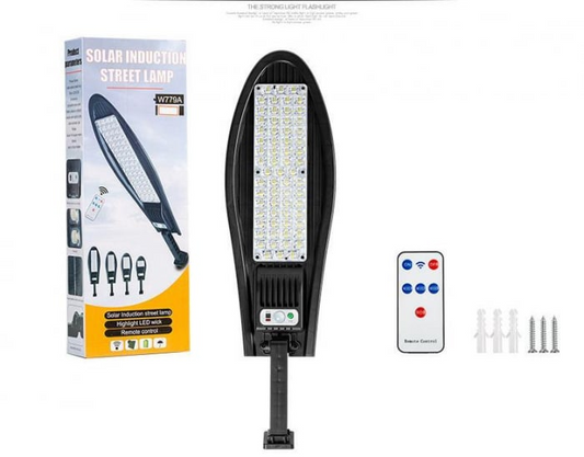 Set 1+1 Lampa Solara LUPE 260 Led , Ip66 , Senzor de Lumina + Senzor de Miscare + Telecomanda