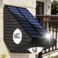 Set 2 Lampi Solare Decorative de Perete , Lumina in 3 Directii , Mullticolor , Alb rece , Alb Cald