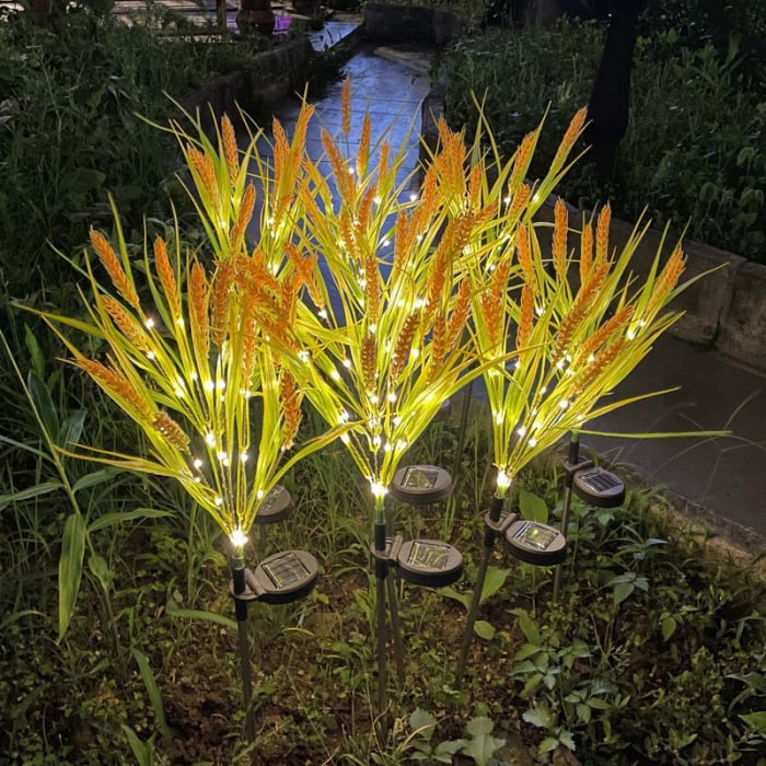 Set 4 Lampi Solare Decorative Spice de Grau M374-16 , 60cm, IP66, LED cu Senzor Lumina