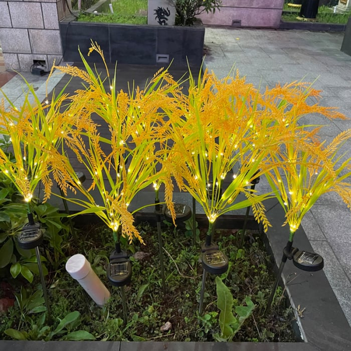 Set 2 Lampi Solare Decorative Spice de Grau M374-16 , 60cm, IP66, LED cu Senzor Lumina