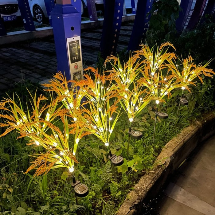 Set 4 Lampi Solare Decorative Spice de Grau M374-16 , 60cm, IP66, LED cu Senzor Lumina