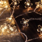 Set 2 x Instalatie Solara de Gradina Flori de Cires cu 50 LED-uri, Alb cald