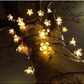 Set 2 x Instalatie Solara de Gradina Flori de Cires cu 50 LED-uri, Alb cald