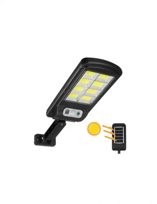 Set 4 x Lampa solara 8 Cadrane Jortan , cu incarcare solara, 160 LED-uri COB, telecomanda + Cadou Surpriza