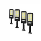 Set 4 x Lampa solara 8 Cadrane Jortan , cu incarcare solara, 160 LED-uri COB, telecomanda + Cadou Surpriza