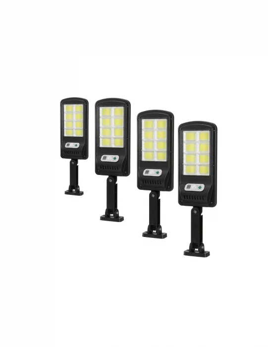 Set 4 x Lampa solara 8 Cadrane Jortan , cu incarcare solara, 160 LED-uri COB, telecomanda + Cadou Surpriza