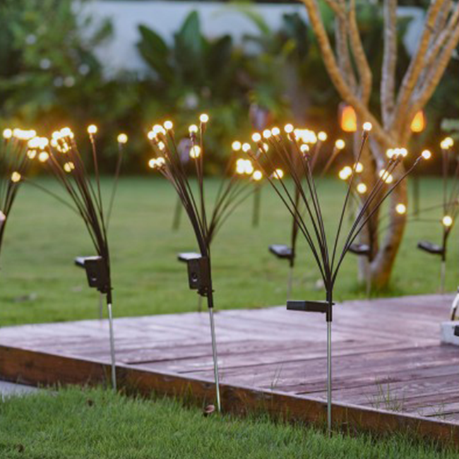 Black Friday - SET 8 x Lampa Solara Magia Licuricilor , Decoratiune de Gradina, LED, Lumina Calda