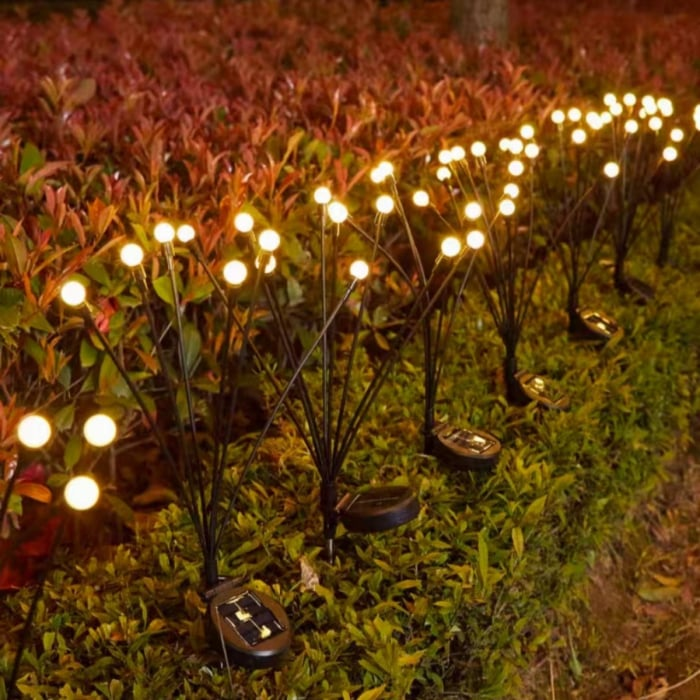 SET 4/8 x Lampa Solara Magia Licuricilor , Decoratiune de Gradina, LED, Lumina Calda