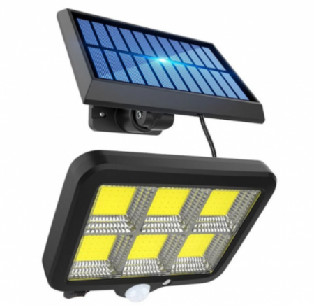Set 5 x Lampa Solara 50W - 96 LED COB, cu PANOU DETASABIL + Cadou Surpriza