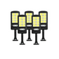 Black Friday - Set 5 Lampi cu Incarcare Solara prin Inductie 160 LED-uri COB, telecomanda + cadou surpriza