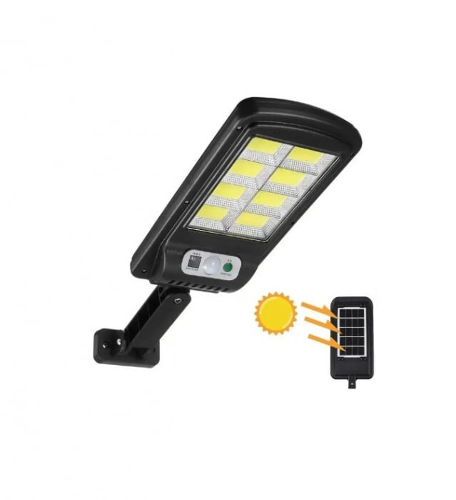 Black Friday - Set 5 Lampi cu Incarcare Solara prin Inductie 160 LED-uri COB, telecomanda + cadou surpriza