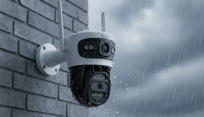 Black Friday - Pachet 2 x Camera Supraveghere Duală INNOVA X-TRAK, 6MP, WiFi/Lan , live pe telefon + 2 Carduri Cadou