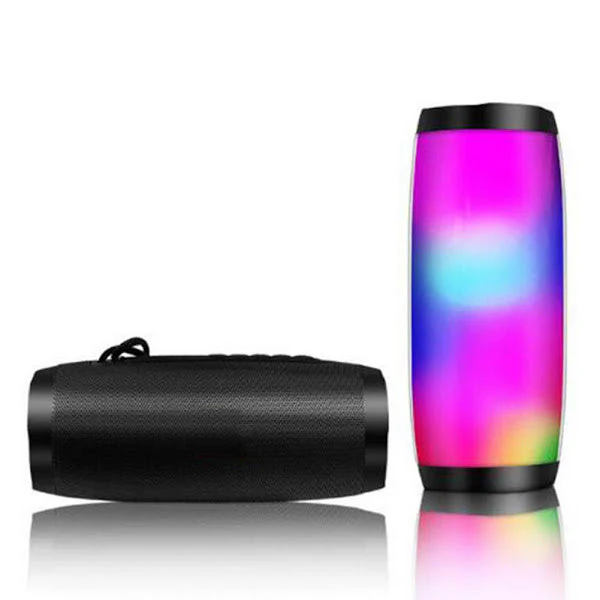 Boxa stereo Bluetooth , portabila, lumina ambientala multicolora