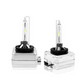 Set 2 becuri Xenon D1S White auto pentru far, suport metalic, 35W, 6000K